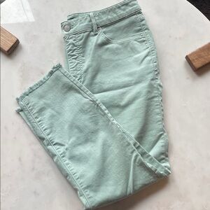 Mint Green Women's Jeans - Curvy Fit